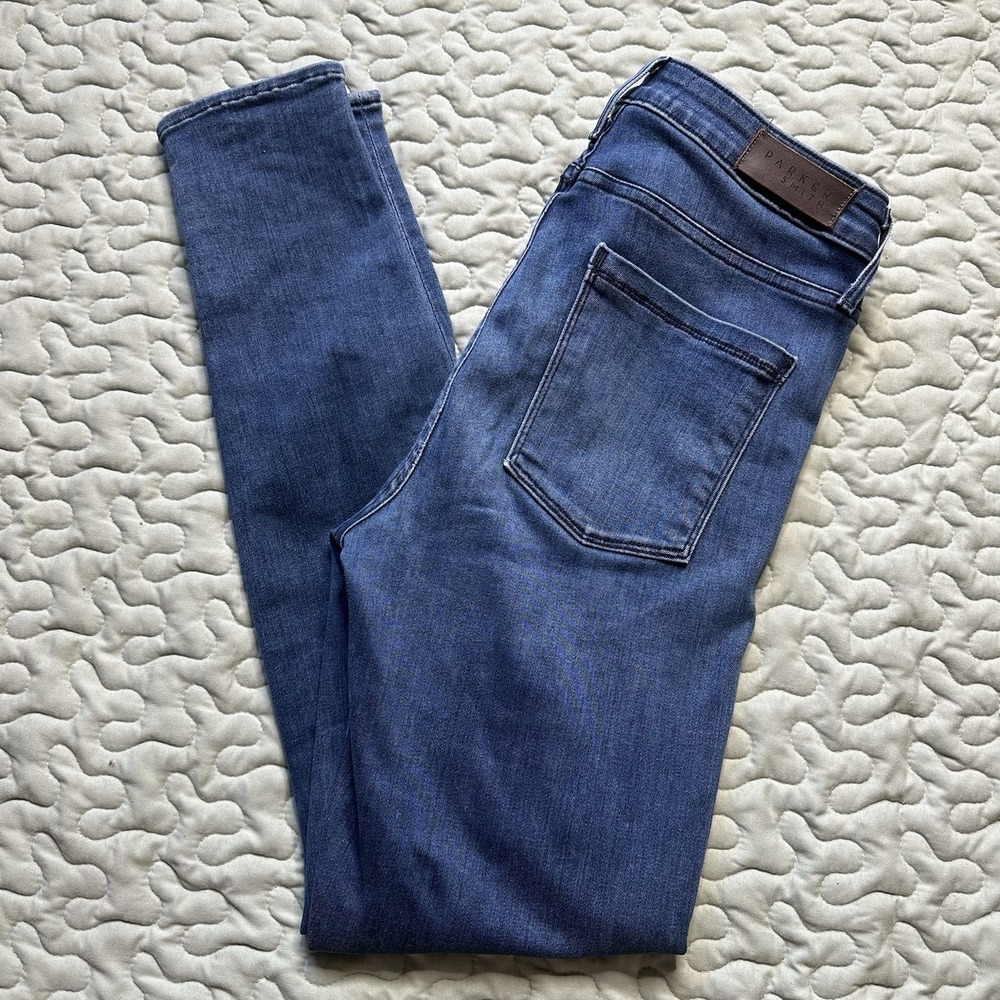 Parker Smith High Rise Blue Wash Stretch Skinny Jeans Women's Size 29